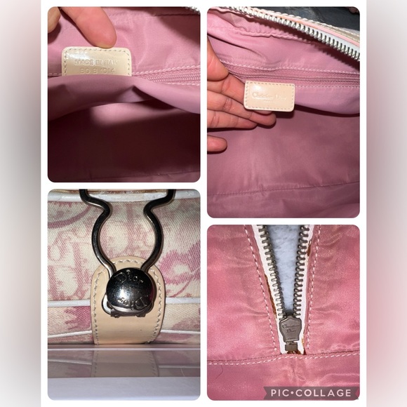 💯Authentic CHRISTIAN DIOR Top Handle Bag Floral Vintage - Picture 6 of 16